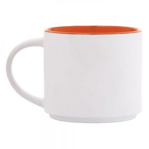 TAZA DE CERÁMICA BICOLOR BABEL personalizada