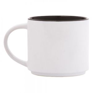 TAZA DE CERÁMICA BICOLOR BABEL personalizada