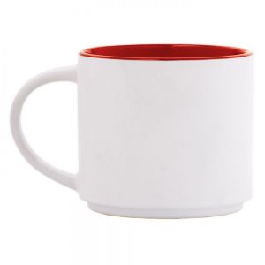 TAZA DE CERÁMICA BICOLOR BABEL personalizada