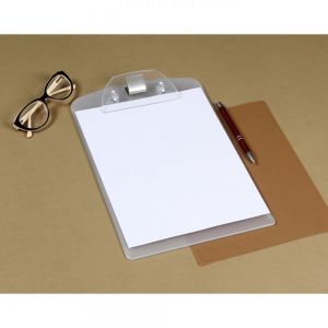 TABLA DE PLASTICO CON CLIP PORTA DOCUMENTOS personalizada