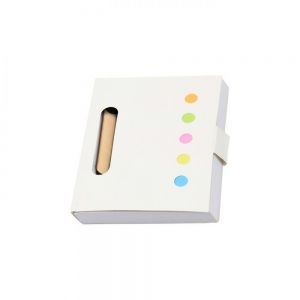 MINI LIBRETA ECOLOGICA CON NOTAS ADHESIVAS personalizada