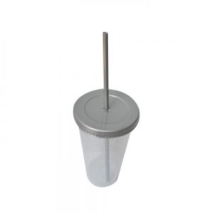 VASO FIESTA GLITTER personalizada
